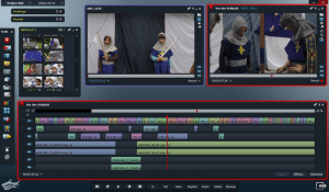 A screen shot of a video editing software.